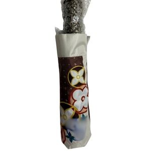 Floral Compact Foldable Fashion Umbrella with Printed Case & Box – Giftable